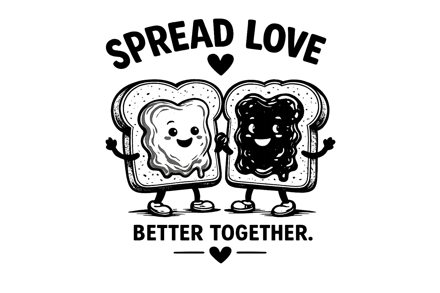 Better Together shirt design
